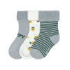 Set van 3 paar sokjes - Terry socks lemon light blue